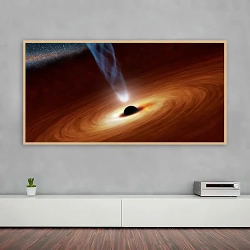 Art mural sur toile univers et tableau science-fiction 60x120 - 5