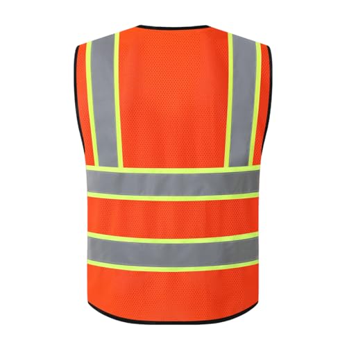 Image of Safety Vest for Men Women Reflective Construction Vest