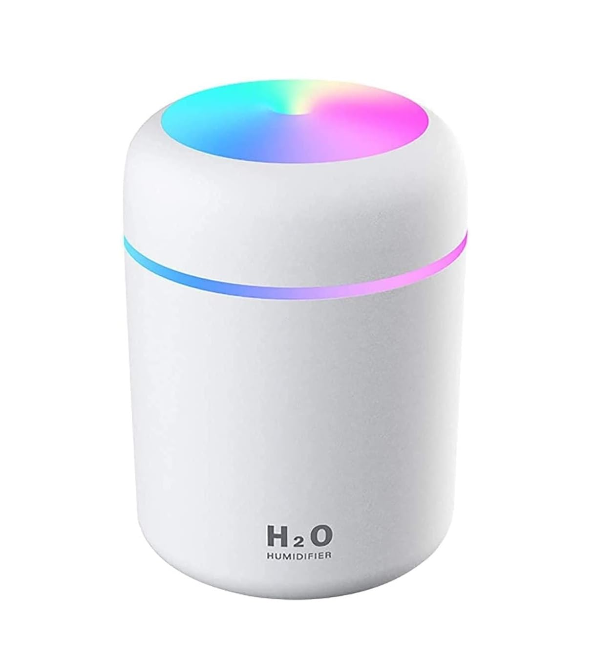 Portable Mini Humidifier | USB Air Humidifier & Essential Oil Diffuser for Home Office & Car with 2 Mist Modes | 7-Color LED Night Light & Auto Shut-Off (White)-image-31