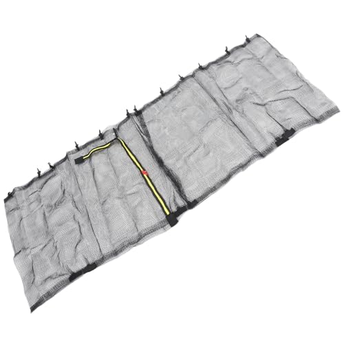 Happyyami Trampoline Safety Net for Outdoor Jumping Bed Protection with Complete Coverage and High-Performance Protective Fence Compatible with Various Trampoline Types