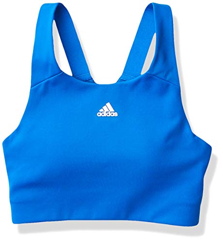 Image of adidas Women's Ultimate Alpha Bra, Glory Blue, XXS