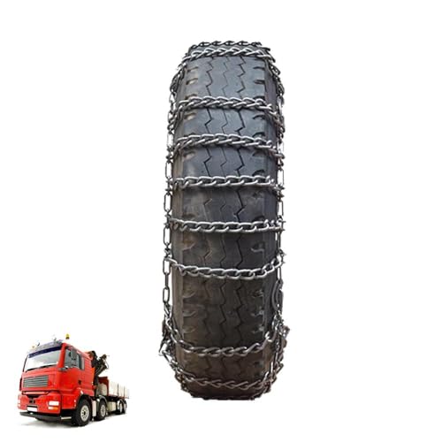 YAGOLD Car Tire Chains Snow Chains for Semi Trucks Snow Chains for Car Tires Universal Metal Tire Chains for SUV Trucks Pickup Trucks Semi Trucks Van Dually Trucks ATV Light Truck 9mm 2pcs 8.25-16