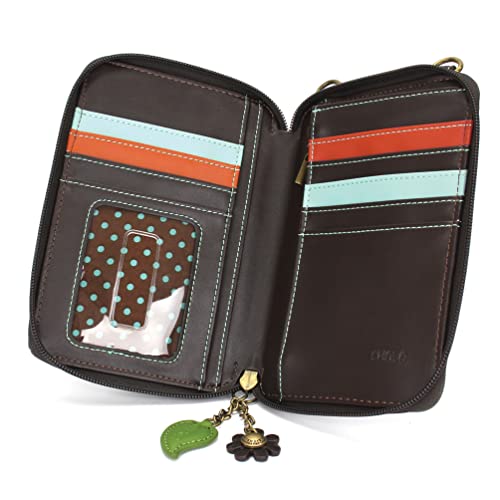 Image of CHALA Wallet Crossbody Cell Phone Purse - Women Faux Leather Multicolor Handbag with Adjustable Strap