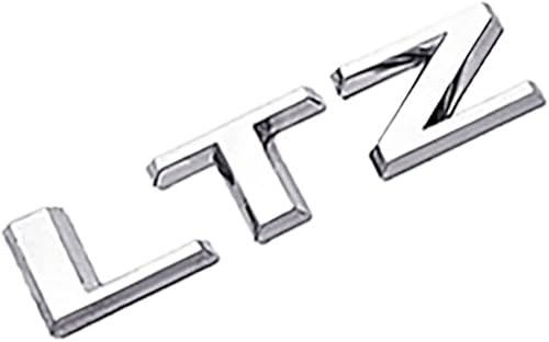Miniatura 5 de Set 2019-2021 Silverado + LTZ Emblem 3D Letras de reemplazo para la puerta trasera Silverado LTZ (cromado)