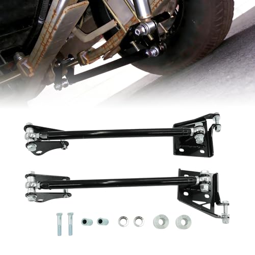 2 x Traction Tie Bars Compatible with Chevrolet S10 Blazer GMC Sonoma S15 1983-2004 Traction Bar Powder Coated Steel, Black