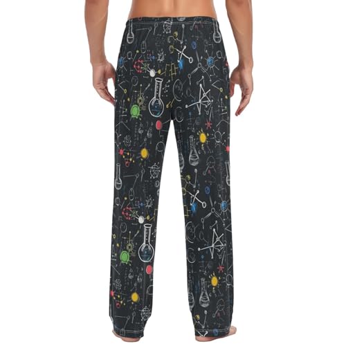 Chemistry Experiment Pajama Pants for Men Comfort Sleep Lounge Bottoms Straight-fit with Pockets S-XXL2