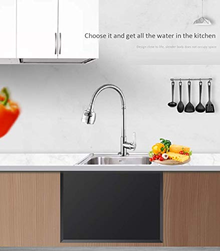Robinet de cuisine simple eau froide rotatif 360° finition soignée - 4