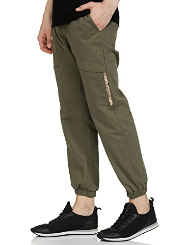 Image of Amazon Brand - Symbol Men Carrot Stretchable Cargo Jogger Pants | Chinos | Casual Trousers