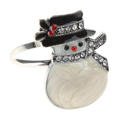 Wreath Napkin Rings Christmas Trees Napkin Holder Buckles for Christmas Holiday Wedding Party Dinner Table Decoration Snowflake Napkin Holder