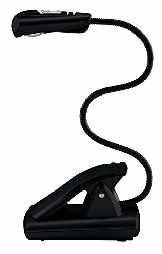 Wedo 2541001 Lampe de lecture mobile LED avec piles Noir