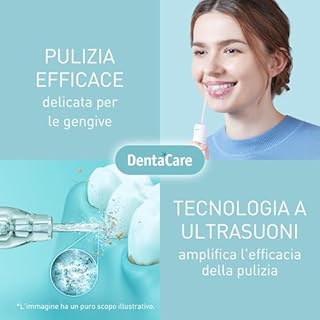 Panasonic EW1614AW503 PACK Irrigatore Orale per la Famiglia, Idropulsore per Denti, Getto Ultrasonico, Modalità Bambino, 10 Impostazioni di Pressione, IPX7, Ortodontico, 5 ugelli, Bianco