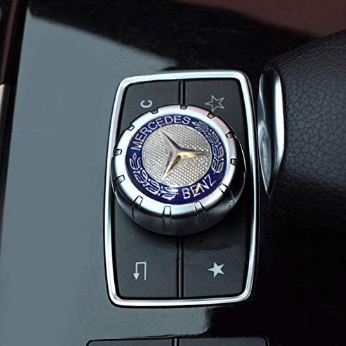 Mercedes-Benz Car AMG Style Interior Multimedia Control Decal Sticker Badge Decoration Logo