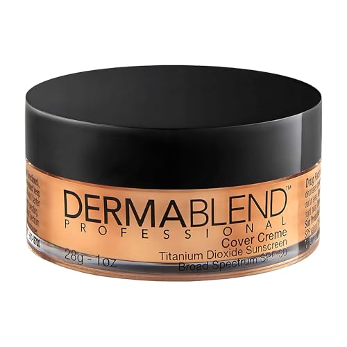 Dermablend Cover Creme High Color Coverage SPF 30 - Pomaga Strengthen And Repair The Skin Surface Barrier - Covers A Variety of Skin Blemishes - Maksimum Coverage - 35 W Tawny Beige - 28G
