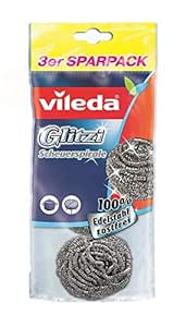 Rondella Spirale In Acciaio Inox Vileda - Per Pulizia Profonda Pentole E Superfici - Foto 5