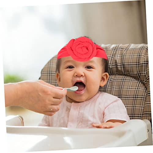 Milisten Red Bowknot Headband for Soft Cotton Hair Hoop with Knot Elastic Hair Accessories for Parties Birthdays Daily Wear Photo Props3