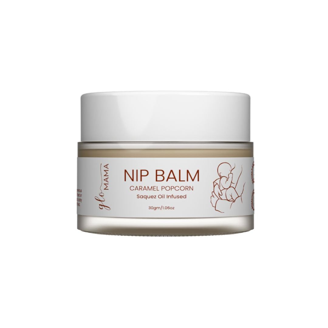 Glomama Nipple Butter Cream for Breastfeeding Mom | Lanolin Nipple Cream for Sore, Cracked Nipples - 100% Natural, Tasteless & Odorless | Fast Absorbing & Clinically Proven Safe for Baby | 50g-image-1