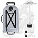 ThrottlePak 1 Gallon Collapsible Liquid Bladder for Motorcycles - Armadillo Bag with Reinforced Stitching X Straps - Emergency Fluid Pouch for Adventure - Motorcycle Spare Automotive Fluids Can