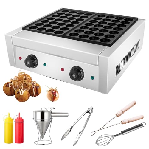 Máquina comercial de acero inoxidable con 56 agujeros, control de temperatura de 50 a 300 °C, 4000 W para restaurantes, bares, cafeterías