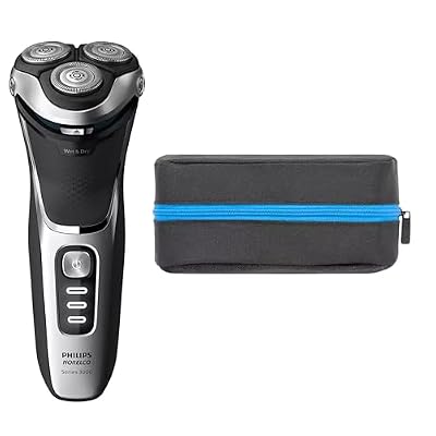 PHILIPS Electric Shavers for Men, Series 3000, Mens Shavers Electric Cordless Rechargeable, Wet & Dry Shaver with Pop-up Trimmer, and Storage Case