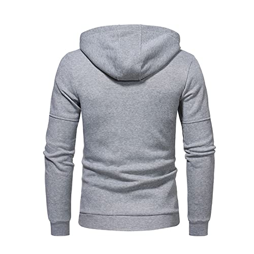 Moletom masculino com capuz para academia, inverno, outono, manga comprida, casaco de veludo, moleto