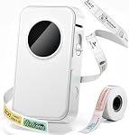 Phomemo Label Maker Machine with Tape, D35 Wireless Bluetooth Labels Maker Portable Mini Label Printer, Easy to Use with Smartphone Small Sticker Labeler Multiple Templates for Home Office organizing