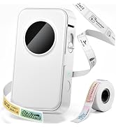 Phomemo Label Maker Machine with Tape, D35 Wireless Bluetooth Labels Maker Portable Mini Label Pr...