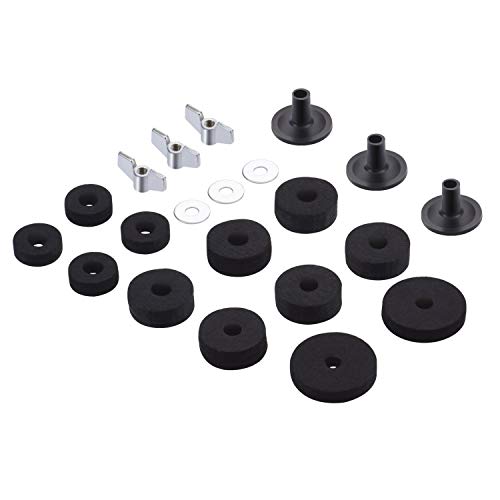 Cymbal Replacement Accessories 21 Pieces,Cymbal Stand Sleeves,Cymbal Felts With Cymbal Washer And Base Wing Nuts For Drum Set #TOP1