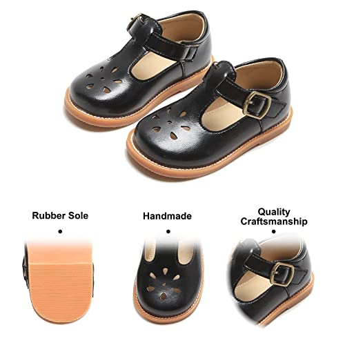 Image of Felix & Flora Toddler Little Girl Mary Jane Dress Shoes - Ballet Flats for Girl Party School Shoes
