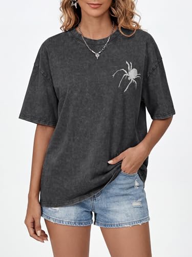 Image of EMMIOL Mens Y2k Baggy Shirts Graphic Tees Oversized Crew Neck Short Sleeve Streetwear Tshirts Summer Tops 2026