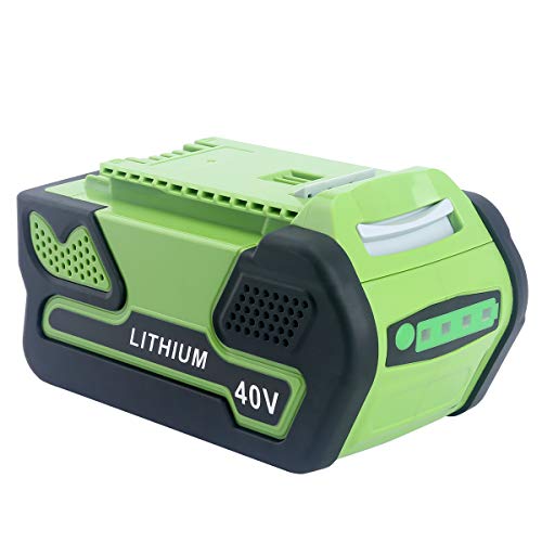 Biswaye 29472 Replacement 6.0Ah 40V Lithium Battery for GreenWorks 40V G-MAX Power Tools 29462 29252 20202 22262 25312 25322 20642 22272 27062 21242