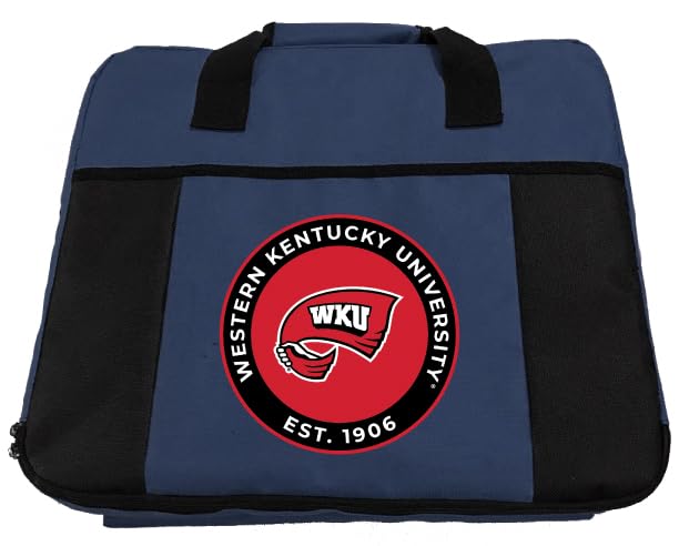 Image of R and R Imports Western Kentucky Hilltoppers Seat Cushion Officially Licensed Collegiate Product Navy