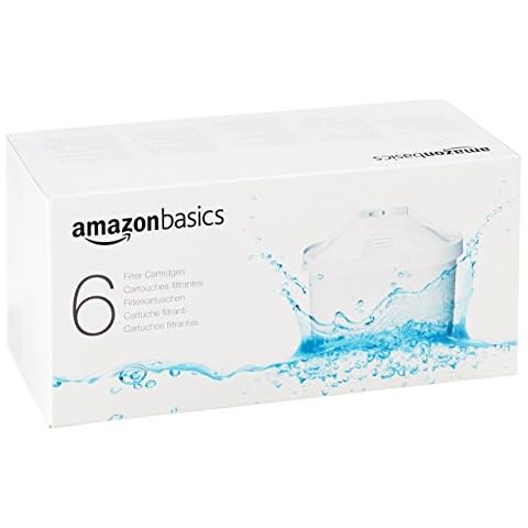 Amazon Basics - Box mit 6 Karaffenfilterkartuschen - Passend für Brita Maxtra Karaffen, aber nicht Maxtra+ Cover
