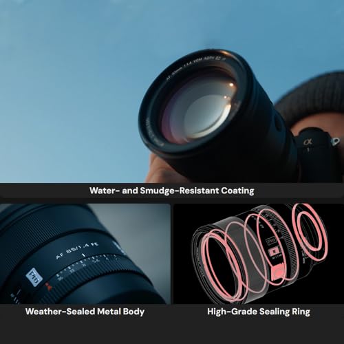 Image of VILTROX 85mm f1.4 Pro FE Auto Focus STM Full Frame Portrait Lens for Sony E Mount Camera a7 a7C a7RⅡ a7SⅢ a7Ⅲ a7Ⅳ a7RⅢ a7RⅣ a9 A1 FX3 A9 A7M3 A7M2 A7S2 a6400 a6500 a6600 a6700 FX30 PSW-FS5 zv-e10 ev10