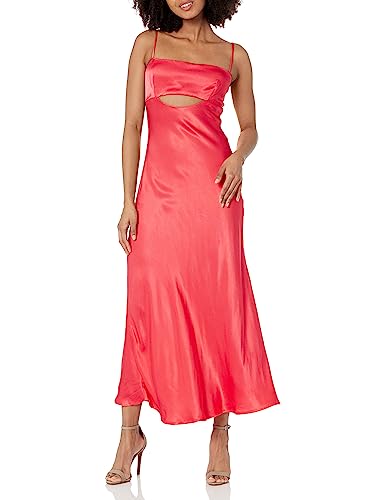 ASTR the label Women's Bellerose Dress, Coral, Large