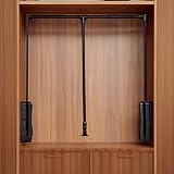 Pull Down Closet Rod Hanger for Hanging Clothes Wardrobe Lift Rail Organizer Storage System Clothing