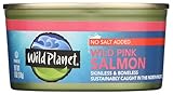 Wild Planet, Wild Pink Salmon, No Salt Added, 6 Ounce