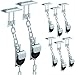 Produktbild BASI® 4x Gitterrostsicherung GS100 Stahl verzinkt Zusatzsicherung für Lichtschacht/Kellerschacht