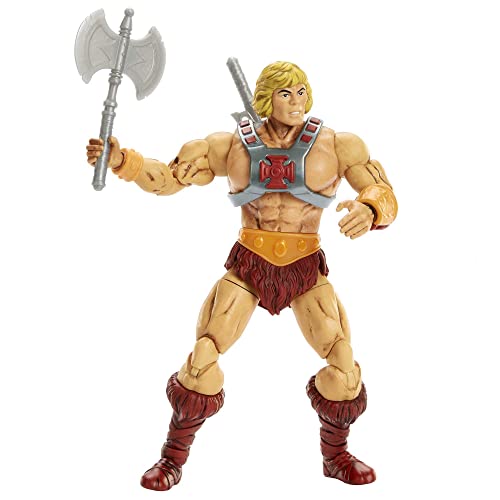 Masters Of The Universe Masterverse He-Man Action Figure, 40Th Anniversary Figure With Accessories, Motu Character Toy Collectible ​​​ #TOP3