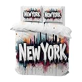 Entretien Facile - Parure de lit lavable en machine et à la main, sans rétrécissement après le lavage, cycle délicat, séchage par culbutage ou repassage à basse température, facile à nettoyer, pas de blanchiment