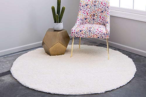 image for Unique Loom Solid Shag Collection Area Rug (6' 1