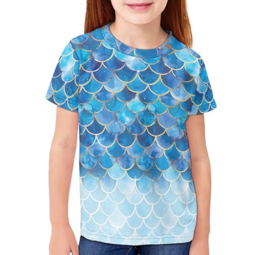 GLUDEAR Girls Boys Shirts Graphic Print T-Shirt Kids Unisex Short Sleeve Tee Shirts Tees