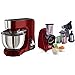 Russell Hobbs Robot Patissier 5L et Blender 1,5L , 3 Accessoires Inclus : Crochet Pétrin - Batteur Pates Lourdes & Hachoir Râpe Electrique 200W, Râpe Fin, Epais et Tranche - 22280-56 Slice and Go