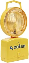 Cofan Lámpara Baliza de Señalización en Obras | Incluye Sensor de Oscuridad | Color Amarillo