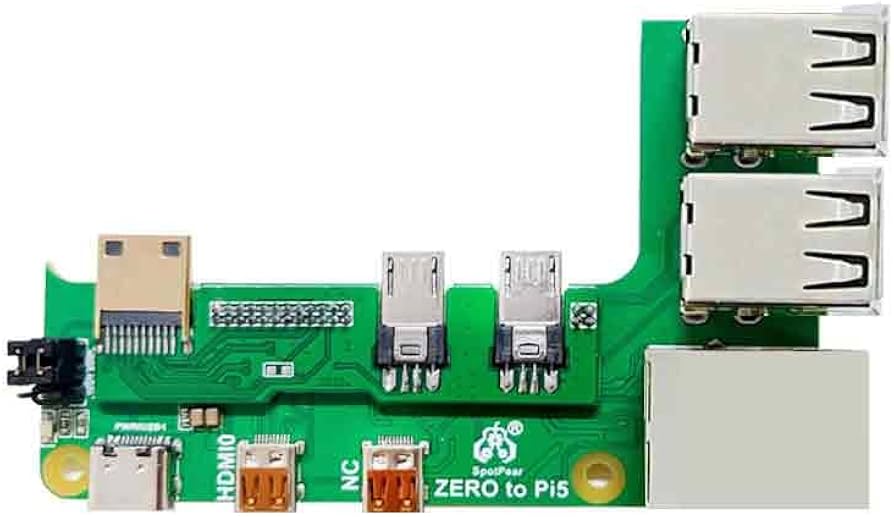 Amazon.co.jp: Spotpear Zero to Pi5インターフェースアダプター Zero