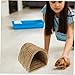 UPKOCH Woven Straw Hamster Nest Chicken Laying Nest Small PET Sleeping House Sturdy Grass Mat for Guinea Pigs Small Animals