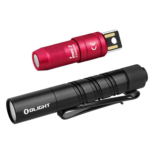 OLIGHT IMINI 2 EDC Rechargeable Keychain Flashlight Mini LED Keyring Lights Bundle I3T 2 EOS Pocket Handheld Flash Light