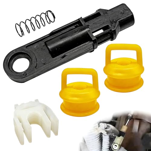 KoiLuvGo 5PCS Transmission Shifter Linkage Cable Bushing Repair Kit 14104 15276979 52855956AG Compatible with Chevy Silverado 1500 2500 3500 Buick Cadillac GMC RAM Shift Linkage Bushing