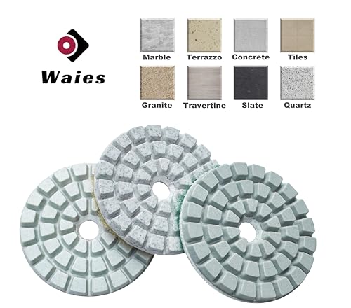 Image of 2 Inch Diamond Polishing Pads 11 PCS Wet /Dry 50-10000 Grit