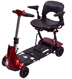Mobie Plus Folding Travel Scooter Red