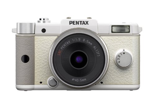 Pentax Q Kit compact hybride 12 Mpix Blanc + Objectif 8,5 mm f/1,9 + 5-15 mm f/2,8-4,5 (Import Royaume Uni)